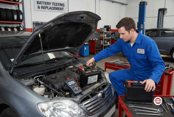 Battery testing & replacement service